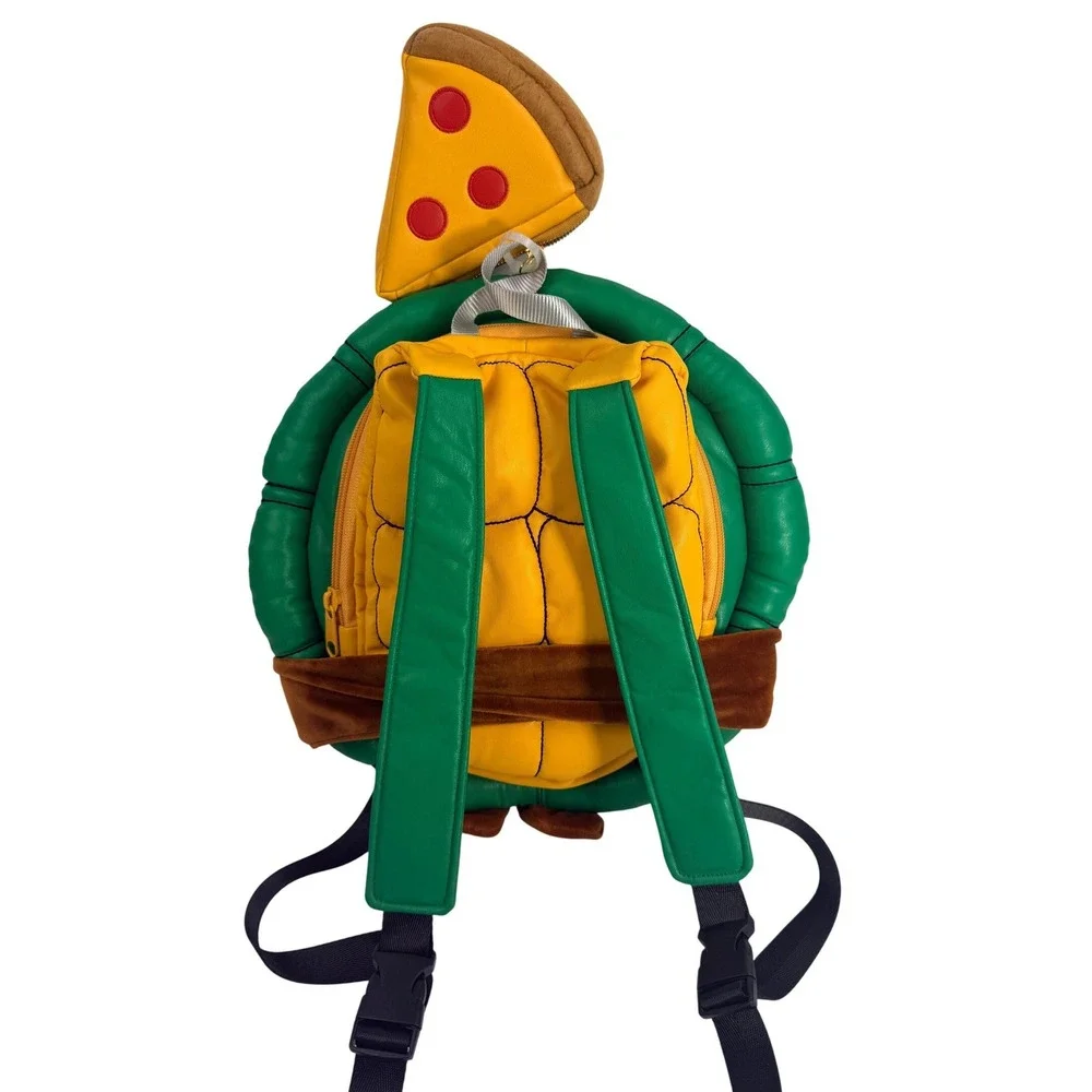 Teenage Mutant Ninja Turtles TMNT Shell Backpack Pizza Slice Kids Bag NEW -BQ